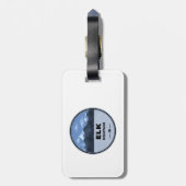 Elk Mountains Colorado Camping Bagagelabel (Achterkant verticaal)