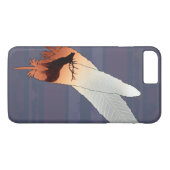  Elk Native American Feather Navy Blue Case-Mate iPhone Case (Achterkant (Horizontaal))