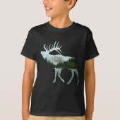 ELK NATUUR SCENERY T-SHIRT (Voorkant)