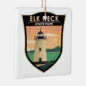 Elk Neck State Park Maryland  Keramisch Ornament (Rechts)