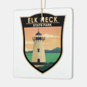 Elk Neck State Park Maryland  Keramisch Ornament (Links)