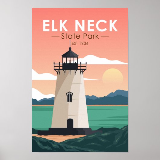 Elk Neck State Park Maryland  Poster (Voorkant)