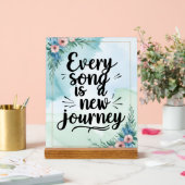 Elk nummer is een nieuwe Journey optie 3 Acryl Bord (Huwelijk)