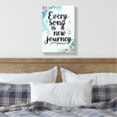 Elk nummer is een nieuwe Journey optie 3 Canvas Afdruk (Insitu (Slaapkamer))