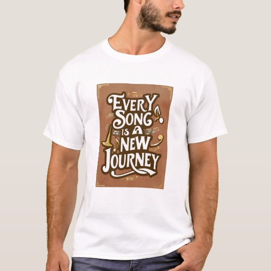 Elk nummer is een nieuwe Journey optie 3 T-shirt (Voorkant)