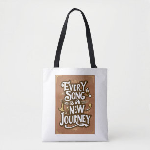 Elk nummer is een nieuwe Journey optie 3 Tote Bag
