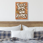 Elk nummer is een nieuwe reis optie 2 canvas afdruk (Insitu (Slaapkamer))