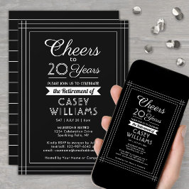 ELK nummer Pensioen Partij Proost Zwart-wit Kaart