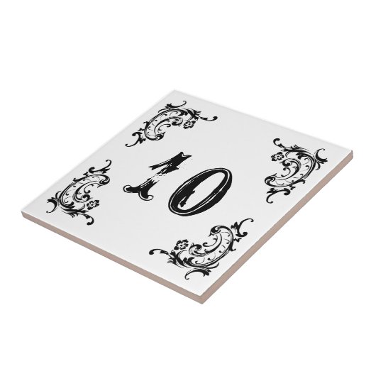 ELK NUMMER TEGELTJE (Zijkant)