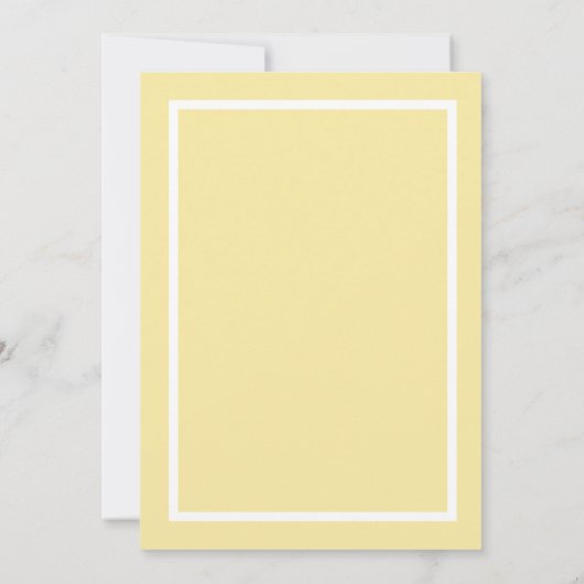 Elk nummer Verjaardag Geel Zonnebloem Kaart (Achterkant)