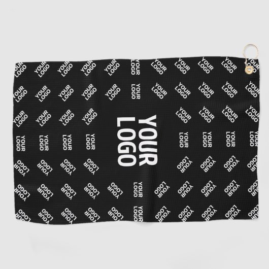 Elk ontwerp of Logo van een geüploade Afbeelding | Golfhanddoek (Horizontaal)