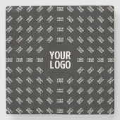 Elk ontwerp of Logo van een geüploade Afbeelding | Stenen Onderzetter (Voorkant)