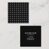 Elk ontwerp of Logo van een geüploade Afbeelding | Vierkante Visitekaartje (Voorkant / Achterkant)