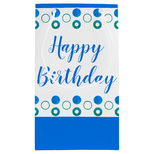 Elk ontwerp van occasion Polka-dot Klein Cadeauzakje (Achterkant)