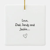 Elk pad heeft zijn plassen Inspirerend Ornament (Achterkant)