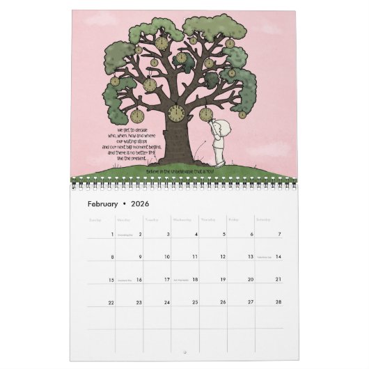 Elk pad leidt ergens in 2025 kalender (Feb 2026)