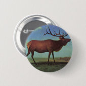 Elk Painting Ronde Button 5,7 Cm (Voorkant /achterkant)