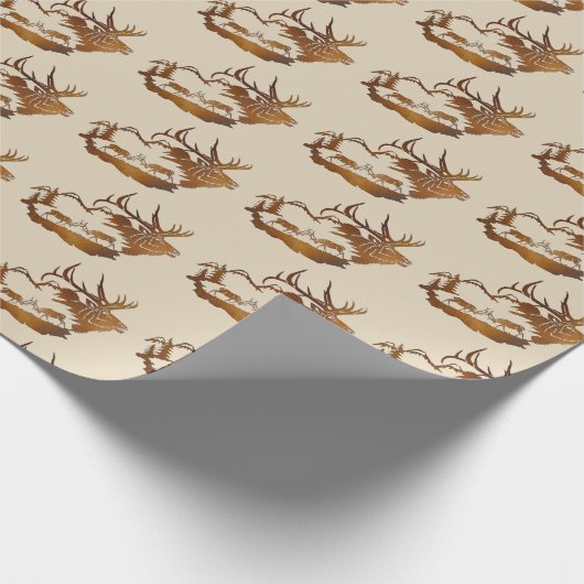 "Elk paringsseizoen" Cadeaupapier (Hoek)