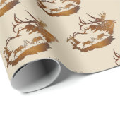 "Elk paringsseizoen" Cadeaupapier (Rol Hoek)