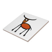  Elk Petroglyph Tegeltje (Zijkant)