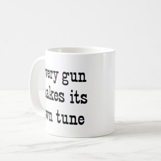 elk pistool koffiemok (Voorkant links)