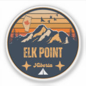 Elk Point, Alberta Sticker (Voorkant)