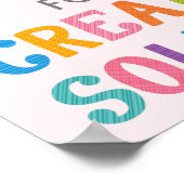 Elk probleem is een emindset voor opportuniteitsgr poster (Hoek)