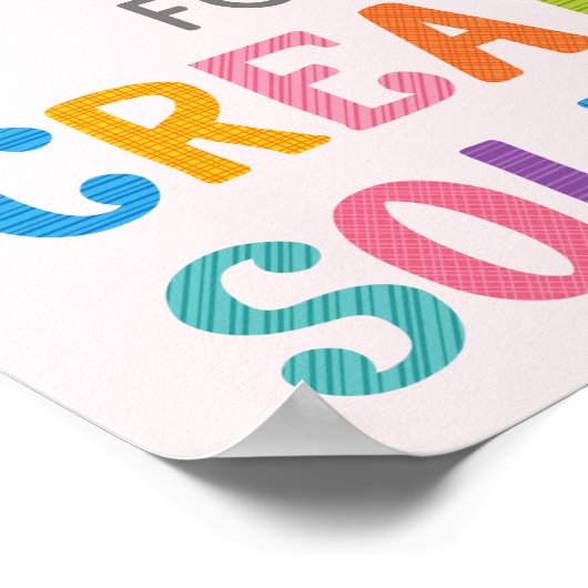 Elk probleem is een emindset voor opportuniteitsgr poster (Hoek)