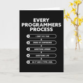 Elk proces van programmeurs - Grappig cadeautje Kaart (Gele Bloem)
