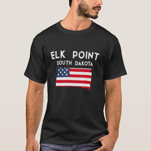 Elk punt in Zuid Dakota Verenigde Staten reizen zo T-shirt (Voorkant)
