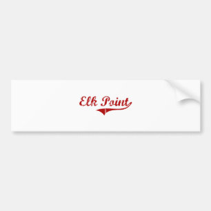 Elk punt South Dakota Classic Design Bumpersticker