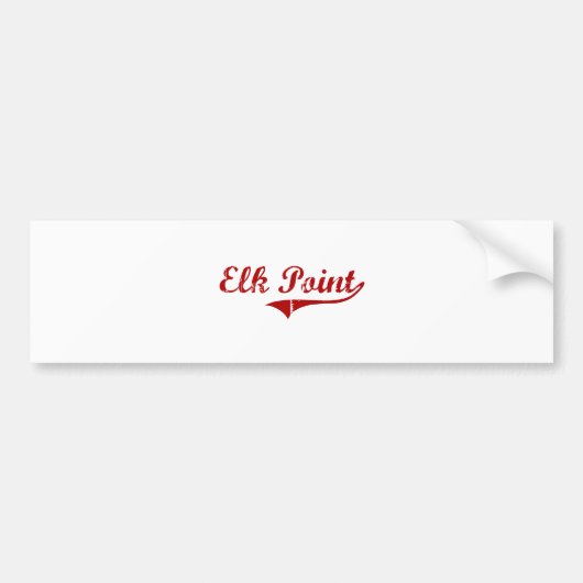Elk punt South Dakota Classic Design Bumpersticker (Voorkant)