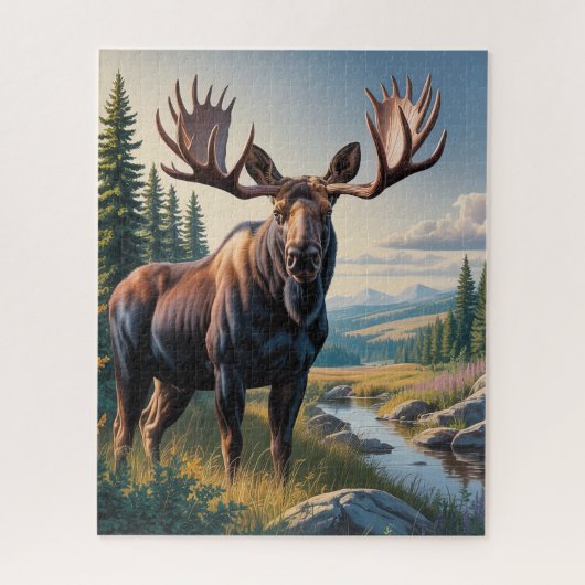 Elk-puzzel Legpuzzel (Verticaal)