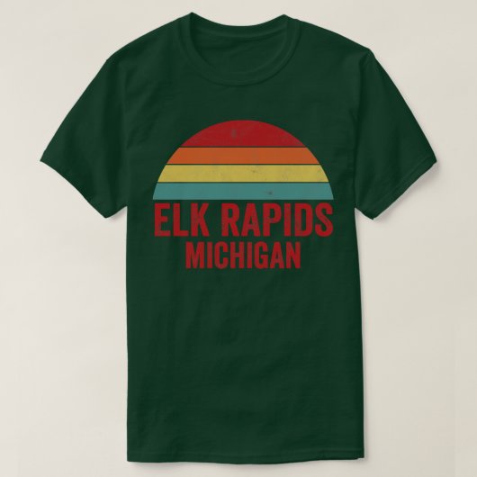 Elk Rapids Michigan 2 T-shirt (Design voorkant)