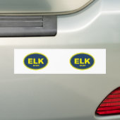 Elk River Bumpersticker (Op auto)