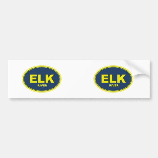 Elk River Bumpersticker (Voorkant)