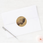 elk ronde sticker (Envelop)