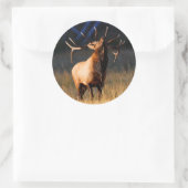 elk ronde sticker (Tas)