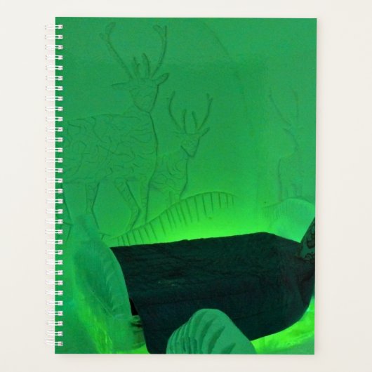 Elk Room in Hotel de Glace, Quebec, Canada Planner (Voorkant)