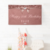 Elk Roos met gouden diamanten op de leeftijd Glitt Spandoek (Insitu)