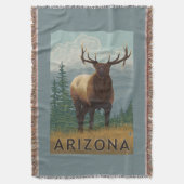 Elk SceneArizona Deken (Voorkant Verticaal)