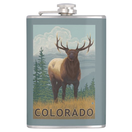 Elk SceneColorado Heupfles (Voorkant)