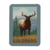 Elk SceneColorado Magneet (Verticaal)