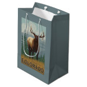 Elk SceneColorado Medium Cadeauzakje (Achterkant Gekanteld)