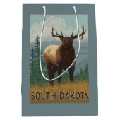 Elk SceneSouth Dakota Medium Cadeauzakje (Voorkant)