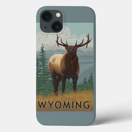 Elk SceneWyoming Case-Mate iPhone Case (Achterkant)