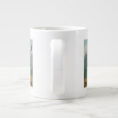 Elk SceneWyoming Grote Koffiekop (Achterkant)