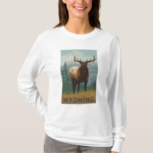 Elk SceneWyoming T-shirt