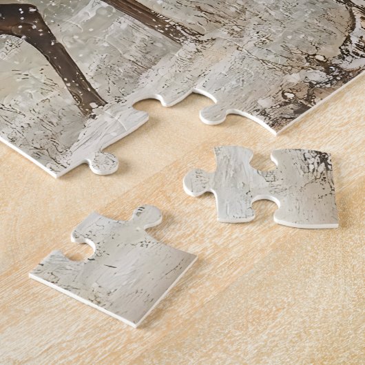  Elk Schilderachtig Rustic Legpuzzel (Zijkant)