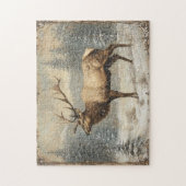  Elk Schilderachtig Rustic Legpuzzel (Verticaal)